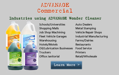 Industries using ADVANAGE Wonder Cleaner